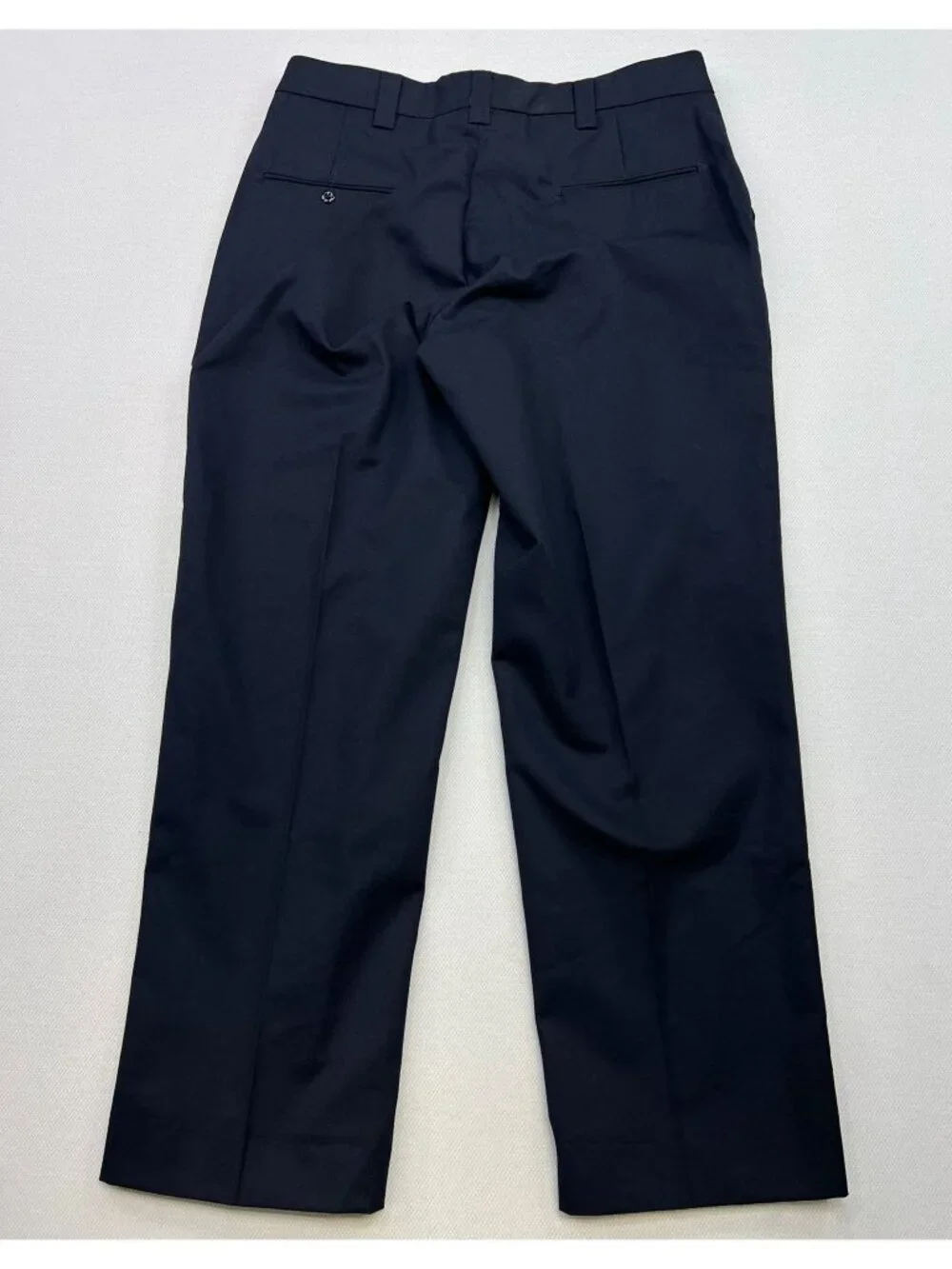 NWT Horace Womens Flat Front Straight Trouser Uniform Dress Pants Size 14 Black